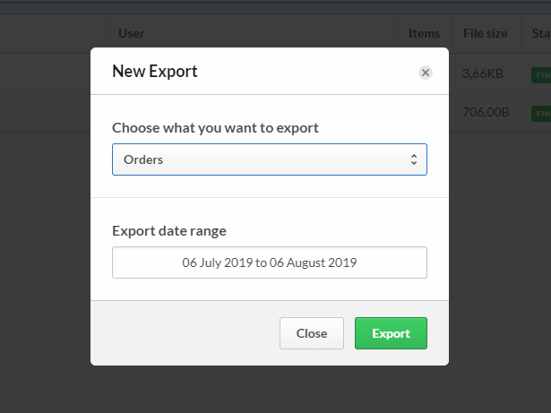 1 - Set up Lightspeed Orders export