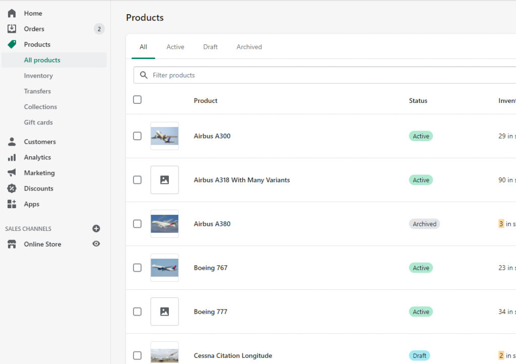 1 - export and delete hide Shopify products without images Matrixify Excel XLSX CSv