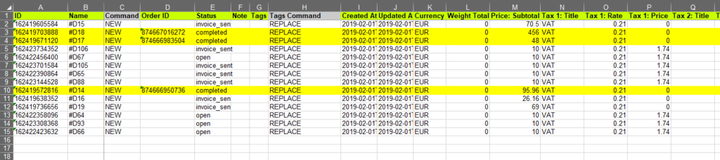 Delete completed Draft Orders