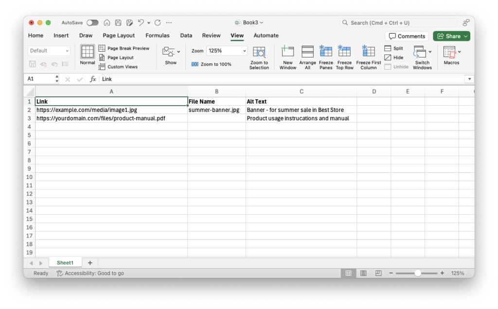 2. Image bulk content media files with custom file name and alt text to Shopify