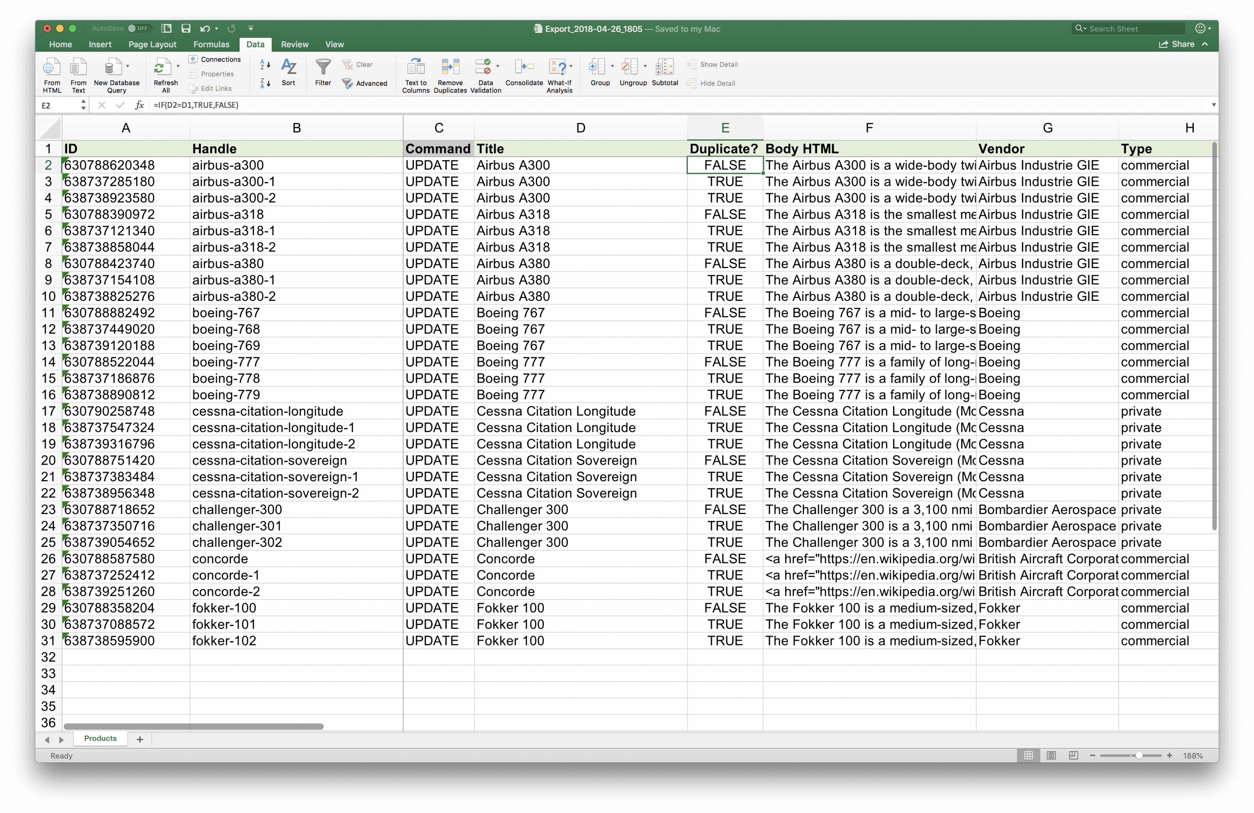 Excel Formula to mark the duplicates