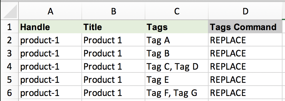 Import Product Tags from all the Product rows|Imported Shopify Tags