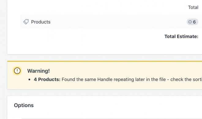 Shopify import data safety checks