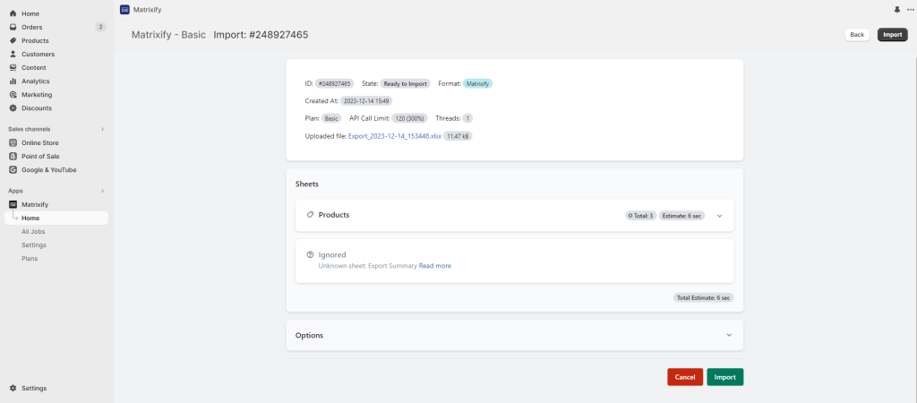 3 - bulk import update change set manage Shopify Products with Market international regional multi-currency pricing Excel XLSX CSV
