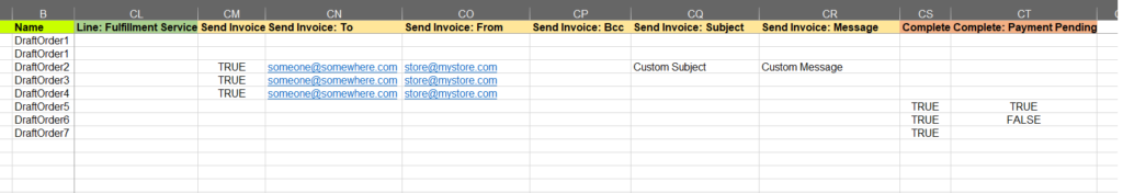 Complete Shopify Draft Orders in bulk