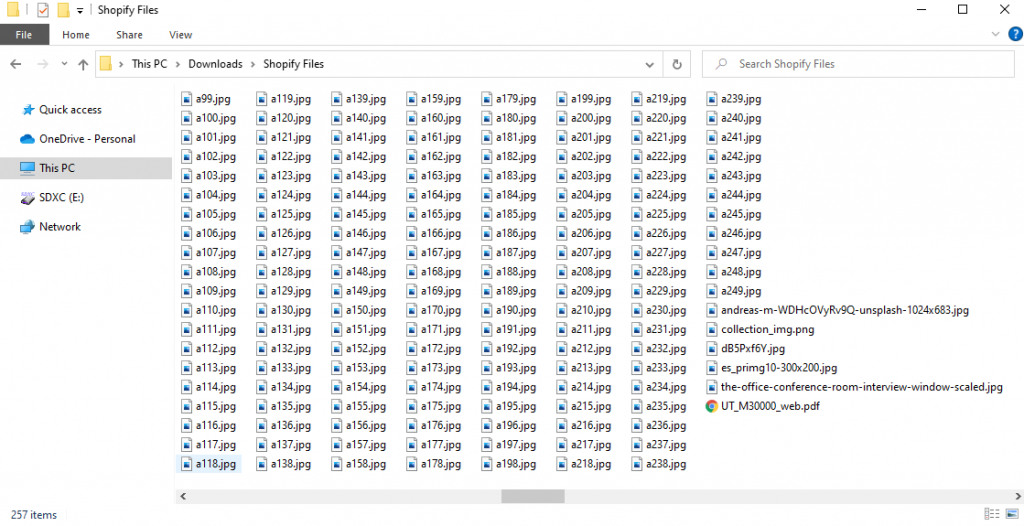 8 - Download all Files from Shopify Files with Matrixify Excel CSV