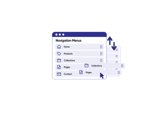 Bulk move and rearrange positions of Shopify Navigation Menu Items