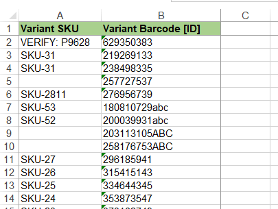 Force Shopify to identify Products by Variant with Matrixify