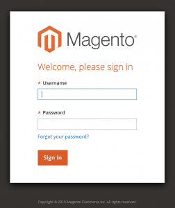 Magento v2 Login screen - to migrate to Shopify