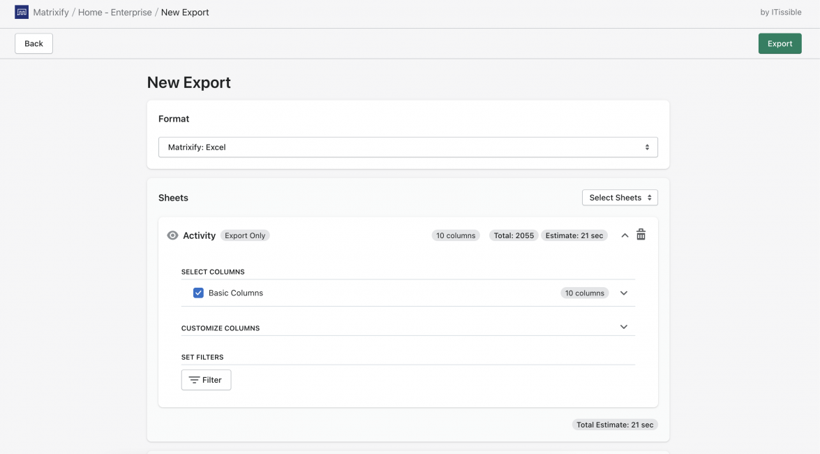 Export Shopify Admin Activity log to an Excel or CSV file
