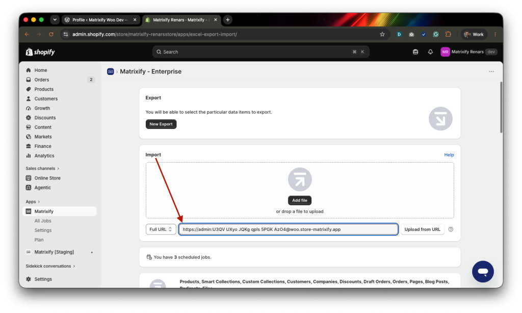 4 - Create Matrixify app import migration from WordPress to Shopify