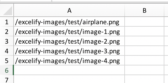 Shopify bulk import images - paste image links to Excel