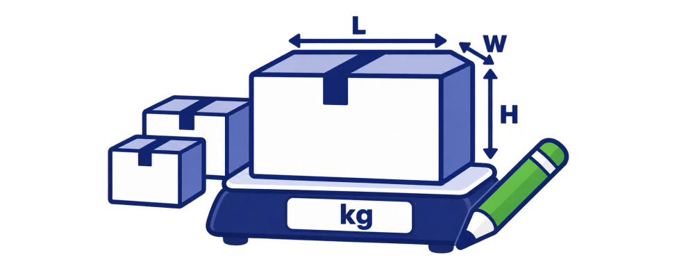 Bulk edit Shopify Product weight and packed dimensions with Matrixify