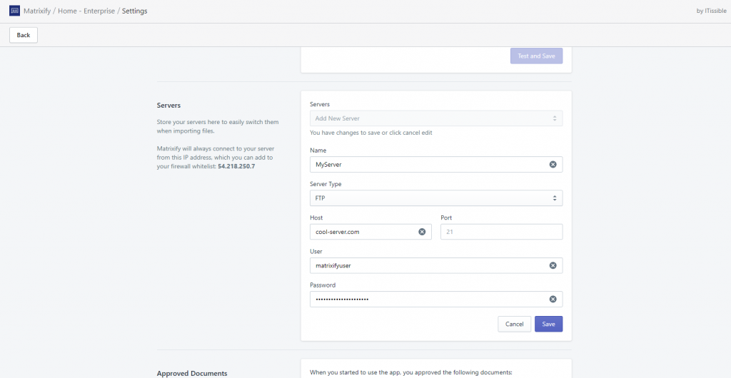 export Shopify data to FTP server automatically Matrixify Excel XLSX CSV